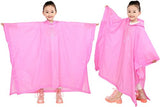 Solid Color Hooded Raincoat Poncho for Boys and Girls in outdoors