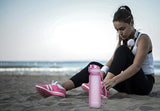Premium Sports Water Bottle With Leak Proof Flip Top Lid - Eco Friendly & BPA Free Tritan Plastic - Must Have For The Gym, Yoga, Running, Outdoors, Cycling, and Camping - By Brimma