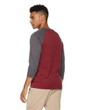 Rebel Canyon Young Men's Long Sleeve Cotton Baseball Henley Top