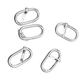 MagiDeal Pack of 5 Stainless Steel Watch Accessory DIY Watch Strap Loop Holder Buckle