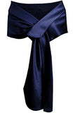 Meet Edge Women's Satin Shawl Wrap For Evening/Wedding Party