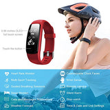 Fitness Tracker Watch with Heart Rate Monitor, Lintelek IP67 Waterproof Activity Tracker, with Multiple Sports/ Steps Counter/ Sleep Monitor/ Connected GPS Wristband for Android and iOS Smartphone