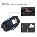 Marsbro Water Resistant Polyester Sports Gym Travel Weekender Duffel Bag