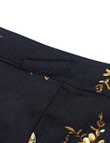 Yonala Womens Boho Floral Tie Up Waist Summer Beach Wrap Cover Up Maxi Skirt