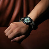 Survival Bracelet Watch, Men & Women Emergency Survival Watch with Paracord/Whistle/Fire Starter/Scraper/Compass and Thermometer, 6 in 1 Multifunctional Outdoor Gear