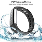 Fitness Tracker, Coffea C2 Activity Wristband : Bluetooth Wireless Smart Bracelet, Waterproof Pedometer Activity Tracker Watch with Replacement Band for IOS & Android Smartphone