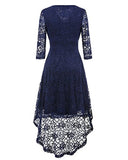 EvoLand Women's Lace Cocktail Evening Party Dress