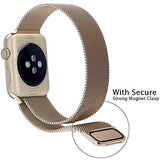 Lelong for Apple Watch Band 38mm 42mm,Milanese Loop Fully Magnetic Clasp Stainless Steel Mesh iWatch Band for Apple Watch Series 3 Series 2 Series 1 Sport & Edition