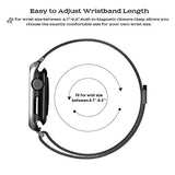 Yometome Apple Watch Band 38mm/42mm Case, Fashion Noble Luxury Magnetic Mesh Stainless Steel Bracelet Accessory Replacement Wristband for Apple iwatch Series 2 & Series 1