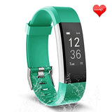 Fitness Tracker, Waterproof Activity Tracker with Heart Rate Monitor Bluetooth Smart Watch Wireless Smart Bracelet Sleep Monitor Pedometer Wristband for Android and iOS Smartphone
