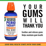 TheraBreath Dentist Recommended PerioTherapy HEALTHY GUMS Oral Rinse with ZINC and TEA TREE OIL. CERTIFIED VEGAN, GLUTEN FREE and KOSHER. 16.9 Ounce