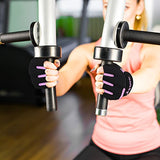 Trideer Womens Weight Lifting Gloves For Callus And Blister Protection, Breathable & Anti-slip, Padded Gym Gloves For Powerlifting, Cross Training - Available in Black, Pink, Purple (Pair)
