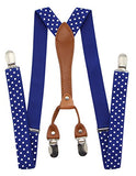 JAIFEI Suspenders & Bowtie Set- Men's Elastic X Band Suspenders + Bowtie For Wedding, Formal Events