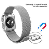 Yometome Apple Watch Band 38mm/42mm Case, Fashion Noble Luxury Magnetic Mesh Stainless Steel Bracelet Accessory Replacement Wristband for Apple iwatch Series 2 & Series 1