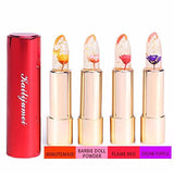 Pro Kailijumei Flower Jelly Lipstick Moisturizer Long Lasting Nutritious Lip Balm Lips Magic Color Temperature Change with Mirror