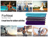 Sports Towel ForNeat Microfiber Towels Set, Multi-purpose Gym Towel, Extra Absorbent, Fast Drying & Antibacterial, for Sports, Workout, Fitness, Gym, Yoga, Pilates, Travel, Camping & More
