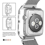Yometome Apple Watch Band 38mm/42mm Case, Fashion Noble Luxury Magnetic Mesh Stainless Steel Bracelet Accessory Replacement Wristband for Apple iwatch Series 2 & Series 1