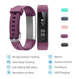 Fitness Tracker, Letsfit Waterproof Activity Tracker with Pedometer Step Counter Watch and Sleep Monitor Calorie Counter Watch, Slim Smart Band for Kids Women Men