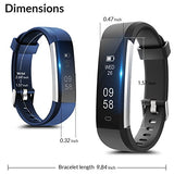 Fitness Tracker, Coffea C2 Activity Wristband : Bluetooth Wireless Smart Bracelet, Waterproof Pedometer Activity Tracker Watch with Replacement Band for IOS & Android Smartphone