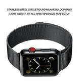 Lelong for Apple Watch Band 38mm 42mm,Milanese Loop Fully Magnetic Clasp Stainless Steel Mesh iWatch Band for Apple Watch Series 3 Series 2 Series 1 Sport & Edition