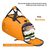 G4Free 3-Way Travel Duffel Backpack Luggage Gym Sports Bag with Shoe Compartment