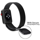 Lelong for Apple Watch Band 38mm 42mm,Milanese Loop Fully Magnetic Clasp Stainless Steel Mesh iWatch Band for Apple Watch Series 3 Series 2 Series 1 Sport & Edition