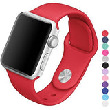 Piwjo Silicone Apple Watch Band and Replacement Iwatch Bands Series 1,Series 2,Series 3
