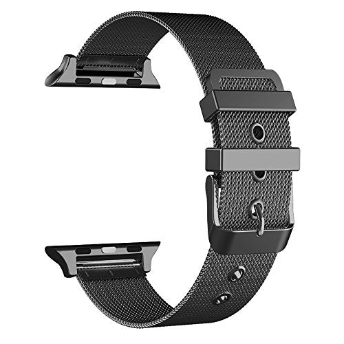 LWCUS Apple Watch Accessories, Milanese Loop Stainless Steel Apple Watch Band, Silicon iWatch Band, Apple Watch Case Protector, Full Style Color for Apple Watch Series 3 2 1 Hermes Nike+ Sport Edition