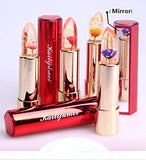 Pro Kailijumei Flower Jelly Lipstick Moisturizer Long Lasting Nutritious Lip Balm Lips Magic Color Temperature Change with Mirror