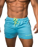 Jed North Men's Fitted Shorts Bodybuilding Workout Gym Running Tight Lifting Shorts