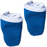 Fitness Gym Towels (2 Pack) for Workout, Sports and Exercise - Soft, Lightweight, Absorbent, Quick-drying, Odor-free, Machine-washable