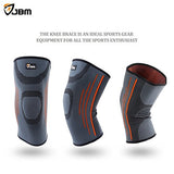 JBM Adult GYM Knee Braces Support Compression Sleeve Patella Wrap Band Knee Stabilizer Safe Pain Relief for Weightlifting Power Lifting Fitness Exercise Badminton Running Climbing Cycling Biking
