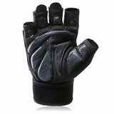 Workout Gloves with Wrist Wrap Support for Weightlifting, Training , CrossFit , Fitness.Anti-Slip Breathable Fabric - best Weight Lifting Gym Gloves（Pair）