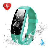 Fitness Tracker Watch with Heart Rate Monitor, Lintelek IP67 Waterproof Activity Tracker, with Multiple Sports/ Steps Counter/ Sleep Monitor/ Connected GPS Wristband for Android and iOS Smartphone