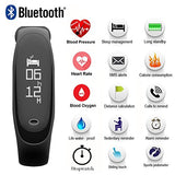 Smart Wristband Non-Bluetooth Pedometer Bracelet Fitness Tracker Smart Watch with Step Calories Counter Distance Time / Date (Simple,No app,No Phone need) for Walking Running