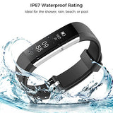 Fitness Tracker, Coffea C2 Activity Wristband : Bluetooth Wireless Smart Bracelet, Waterproof Pedometer Activity Tracker Watch with Replacement Band for IOS & Android Smartphone