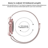 Yometome Apple Watch Band 38mm/42mm Case, Fashion Noble Luxury Magnetic Mesh Stainless Steel Bracelet Accessory Replacement Wristband for Apple iwatch Series 2 & Series 1