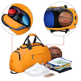 G4Free 3-Way Travel Duffel Backpack Luggage Gym Sports Bag with Shoe Compartment