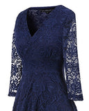 EvoLand Women's Lace Cocktail Evening Party Dress