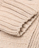 MIEDEON Mens Casual Stand Collar Cable Knitted Button Down Cardigan Sweater