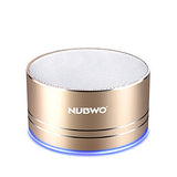 NUBWO Portable Bluetooth Speaker with Mic/Speakerphone,AUX Line,Memory Card Playback Smartphones for Apple/Android Phone