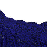 Miusol Women's Vintage Off Shouler Floral Lace Long Sleeve Formal Maxi Dress