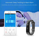 Fitness Tracker, Letsfit Waterproof Activity Tracker with Pedometer Step Counter Watch and Sleep Monitor Calorie Counter Watch, Slim Smart Band for Kids Women Men