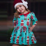 Fabal Baby Girls Cartoon Princess Party Dress Christmas Outfits Clothes