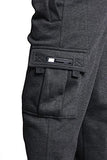 G-Style USA Men's Solid Fleece Cargo Pants
