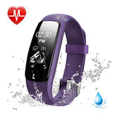 Fitness Tracker Watch with Heart Rate Monitor, Lintelek IP67 Waterproof Activity Tracker, with Multiple Sports/ Steps Counter/ Sleep Monitor/ Connected GPS Wristband for Android and iOS Smartphone