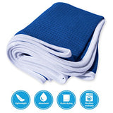 Fitness Gym Towels (2 Pack) for Workout, Sports and Exercise - Soft, Lightweight, Absorbent, Quick-drying, Odor-free, Machine-washable