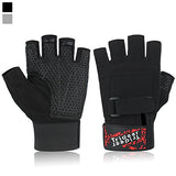 Trideer Workout Gloves, Full Palm Protection & Extra Grip, Gym Gloves for Weight Lifting, Training, Fitness, Exercise (Men & Women)
