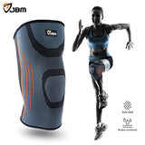 JBM Adult GYM Knee Braces Support Compression Sleeve Patella Wrap Band Knee Stabilizer Safe Pain Relief for Weightlifting Power Lifting Fitness Exercise Badminton Running Climbing Cycling Biking