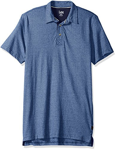 LEE Men's Short Sleeve Super Soft Polo